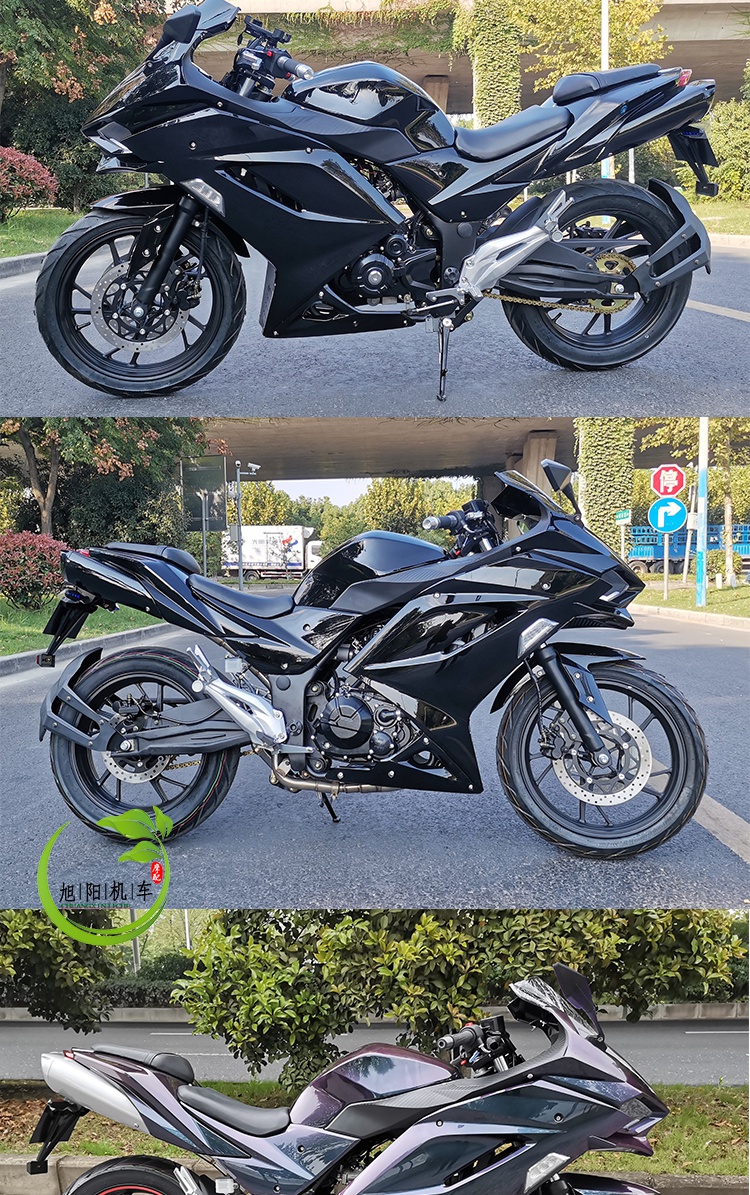 国产h2跑车h2摩托车机车双缸水冷200风冷-400c电喷全国可上牌 400cc