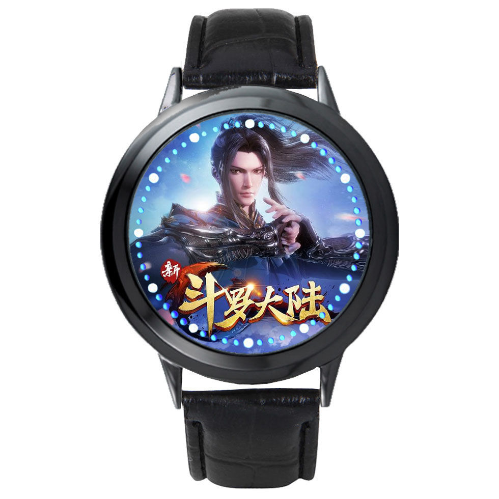 斗罗大陆手表小舞唐三动漫led触摸屏手表男无指针腕表发光电子表支持