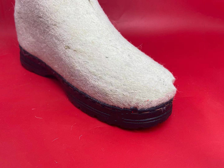 冬季中老年人防寒羊毛毡靴爸爸保暖毡靴羊毛蒙古东北纯羊毛毡嘎达毡靴