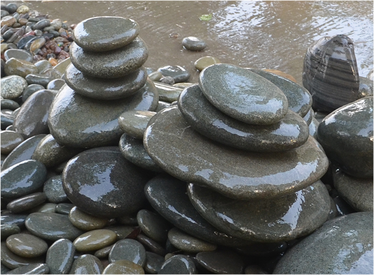 苏梦农资 天然鹅卵石乌龟晒台石头晒背爬台浮梯风水庭院园林鱼池造景