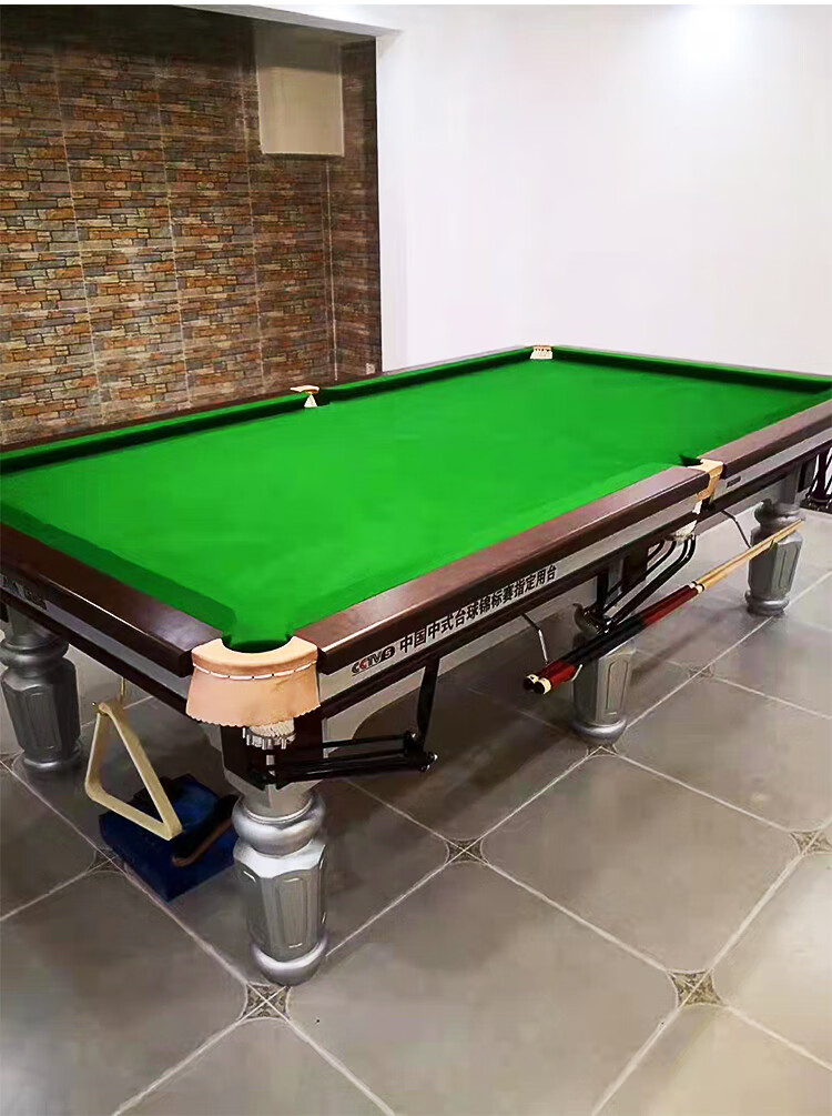 黑8台球桌成人美式乒乓台二合一台球厅国标黑8大理石台球桌台球用品