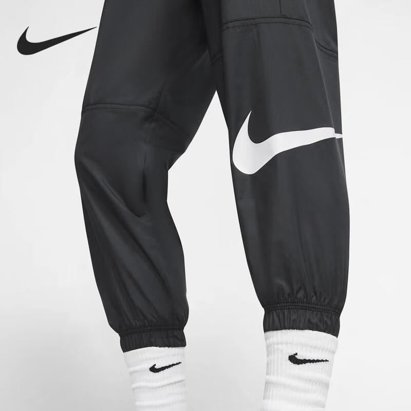 nike耐克运动裤女裤2021夏季新款时尚腰带健身透气训练裤宽松束腿运动