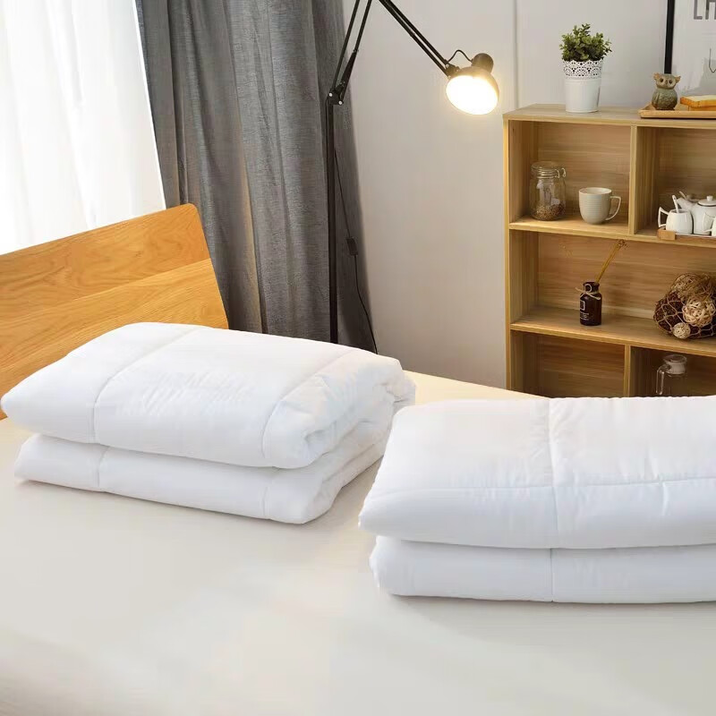 5床上用品养老院医院被褥秋冬单人加厚 白色 2斤 90*200 棉花被芯