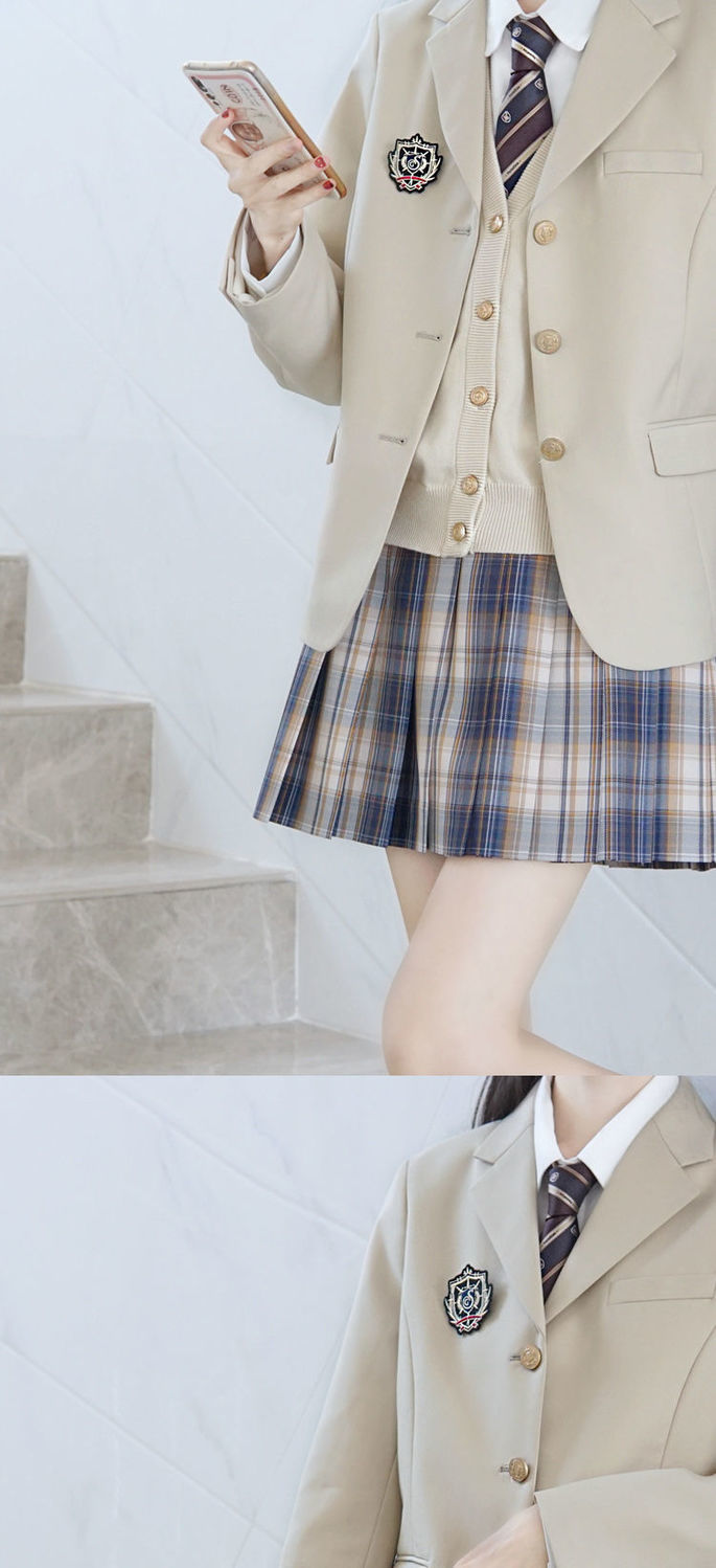 jk制服正品咕妞原创高校jk制服西装正版校供学生服外套秋季学院风日系