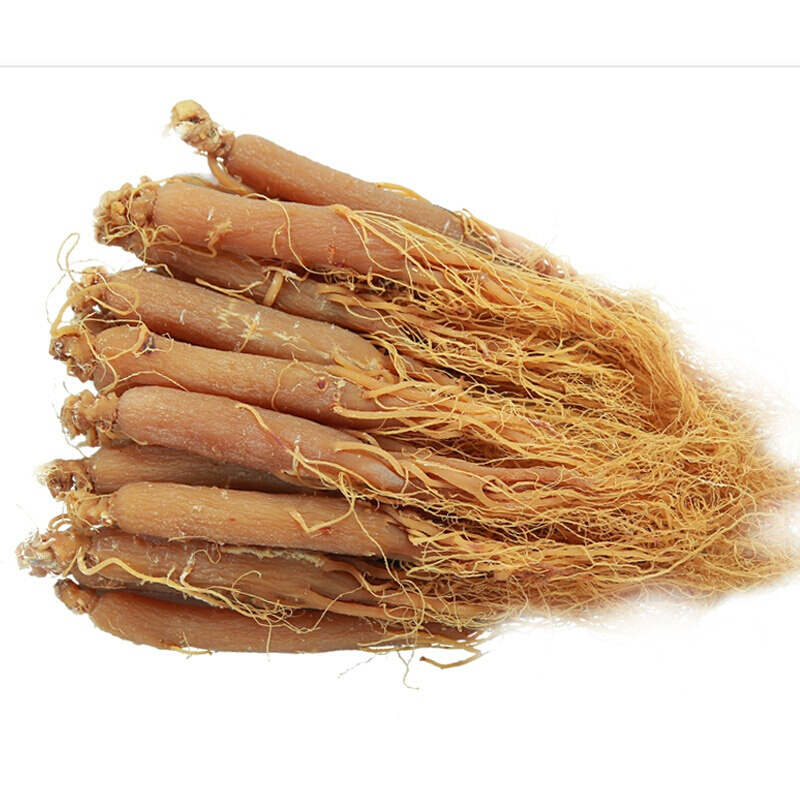 伟博长白山人参整支红参白参野外生长干参红参片红人参250g新货可切片