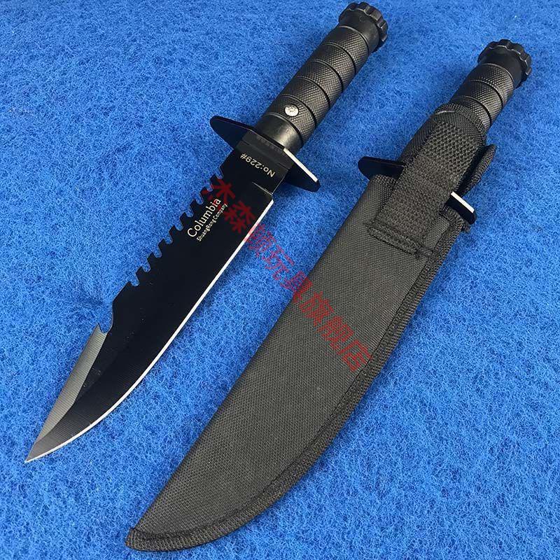m9短刀匕手 户外刀具多功能刀具战术高硬度军刀荒野求生刀野营小刀