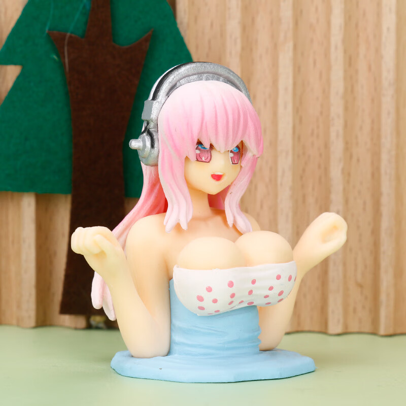 网红潮玩从零开始的异生活抖胸蕾姆索尼子摆件车载盒装手办 抖胸索尼