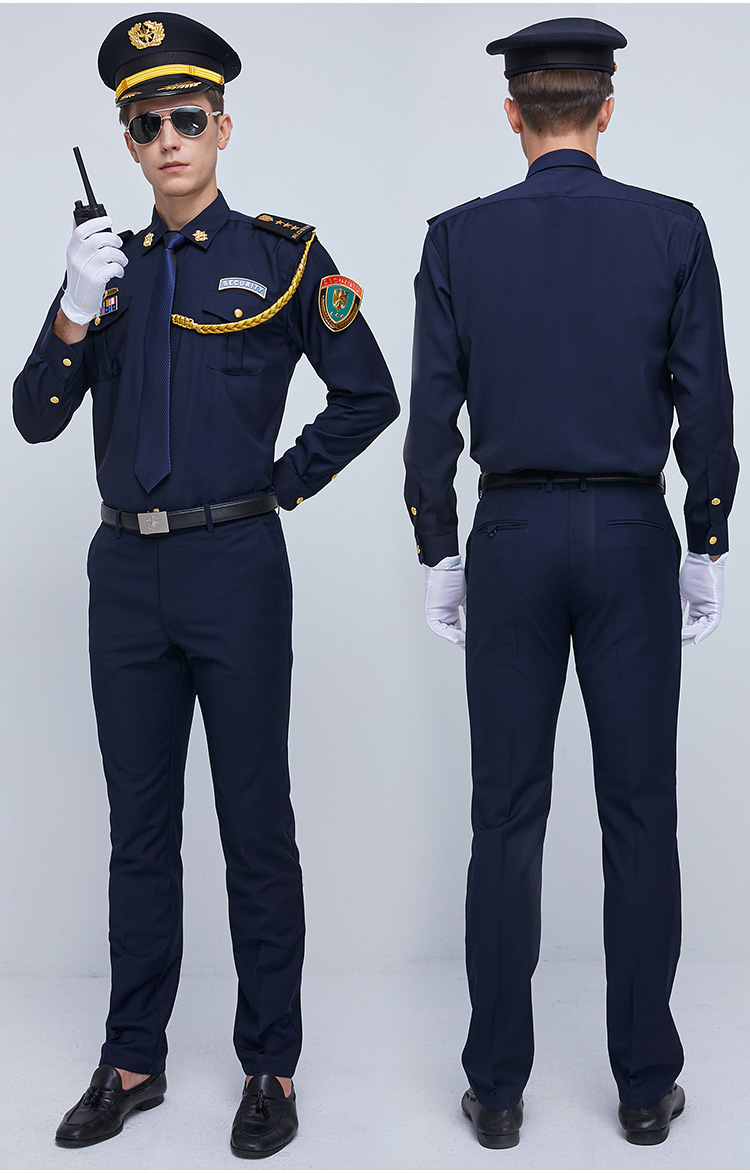 【夏天售楼处保安礼服】保安服夏装制服衬衫保安工作服套装男物业门
