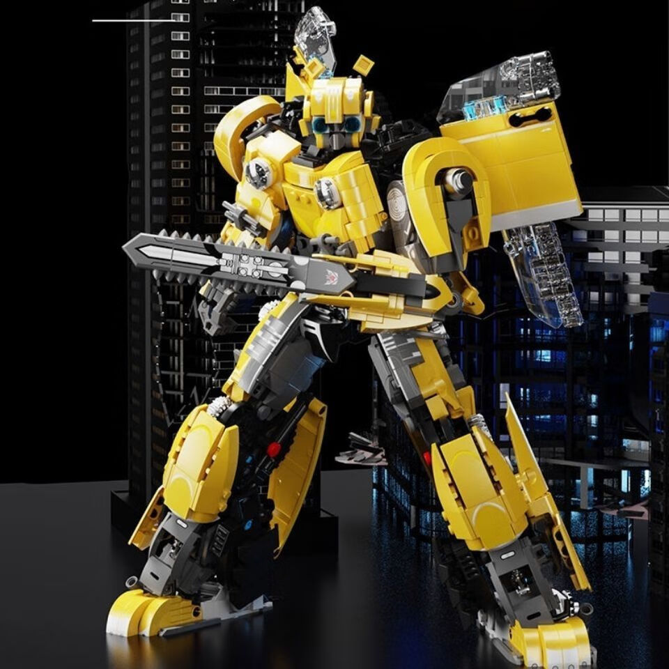 乐高lego旗舰汽车人擎天柱积木高难度巨型机器大黄蜂男孩玩具 大黄蜂