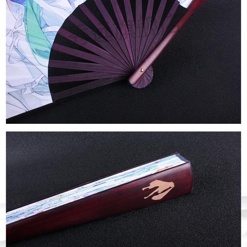 精选好货动漫折扇动漫咒术回战五条悟周边扇子刺客鬼灭博君一肖男女