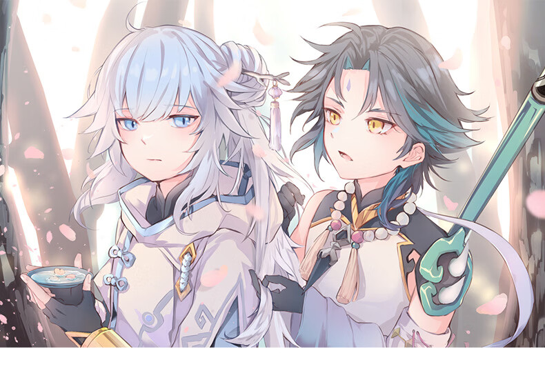 二次元动漫游戏周边原神抱枕毛绒坐垫重云45cm双面印花