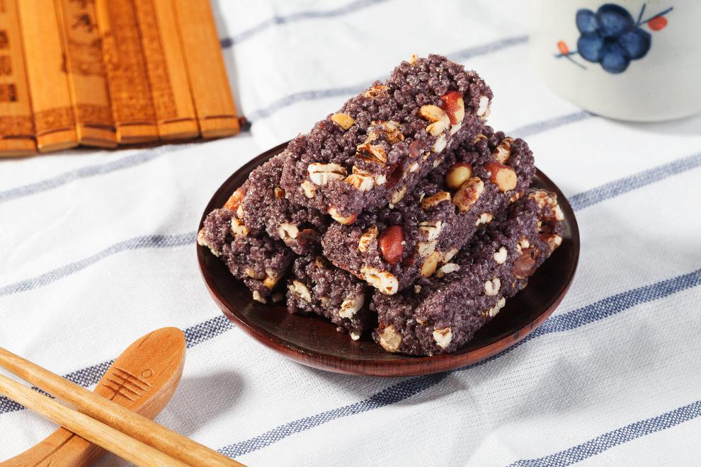 西藏特产 藏乐酥 青稞酥 青稞米花糖 500g 特色休闲零食 芝麻 紫薯各