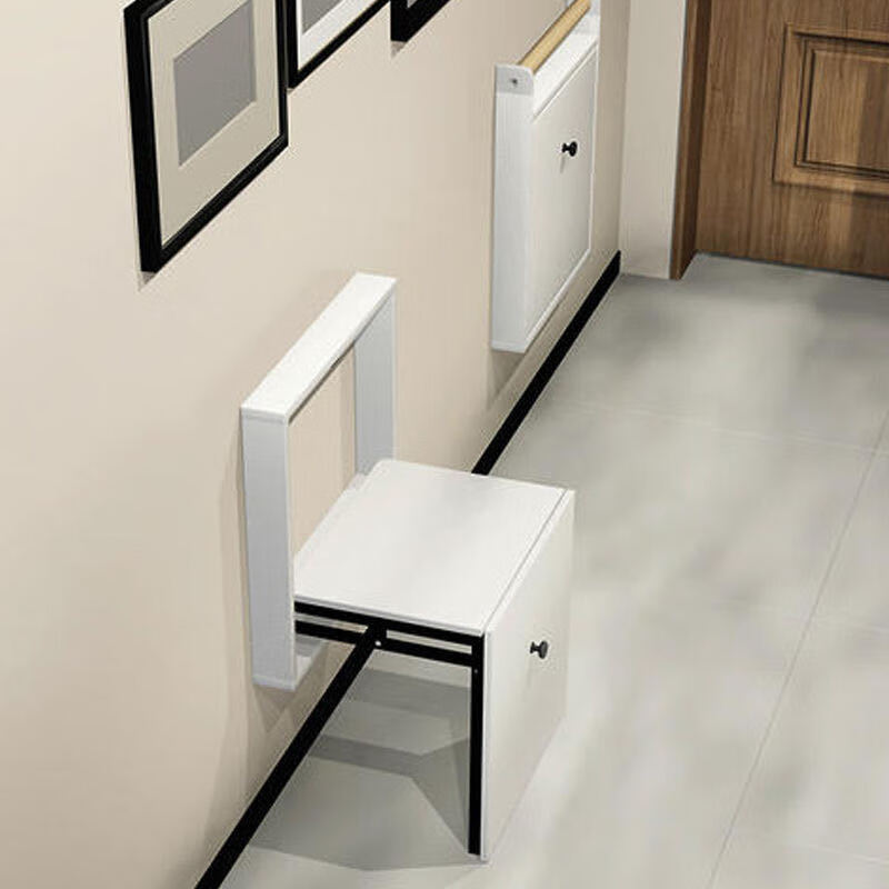 玄关隐形折叠换鞋凳鞋柜隐藏式折叠换鞋凳壁挂式挂墙式门口入户玄关