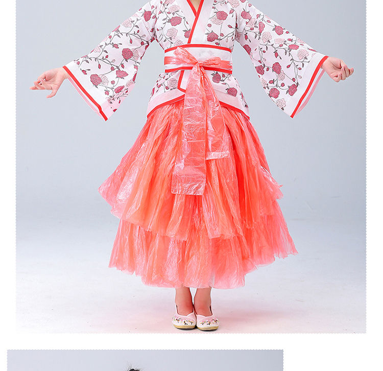 衣服儿童表演服幼儿园diy时装秀自制手工材料创意演出服幼儿古装汉服