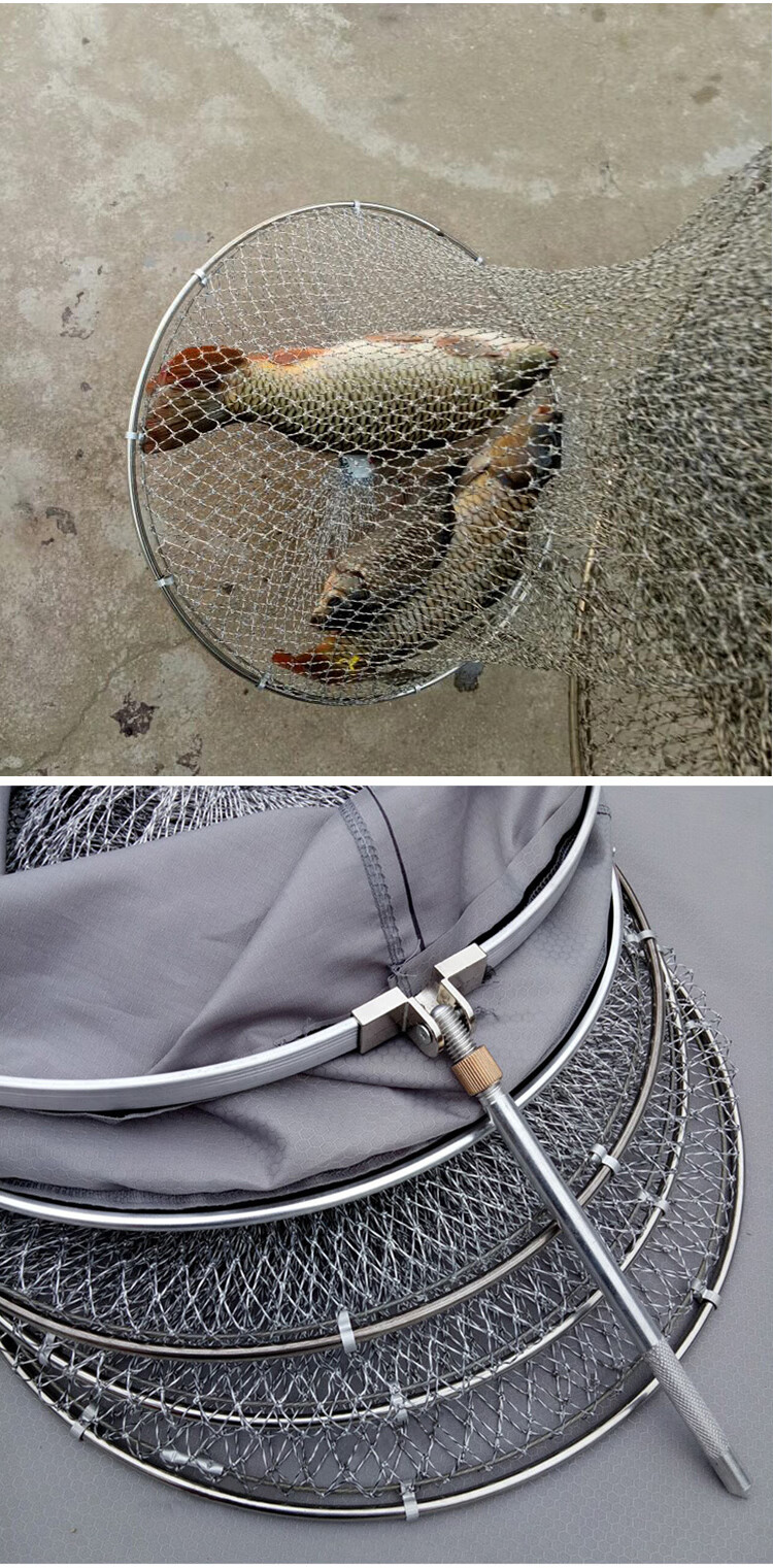 鱼护渔户大力马装鱼网兜包便携防挂速干折叠网袋黑坑野钓钓鱼小型定制