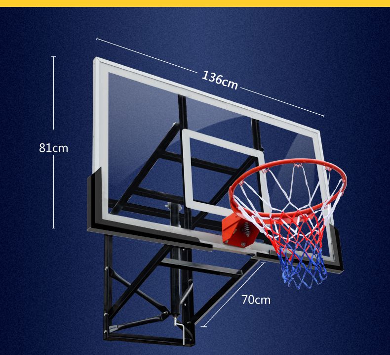 sba305篮筐成人户外篮球架子家用挂式可升降标准室内篮球板篮球框挂