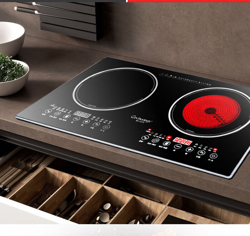 科创奇嵌入式电磁炉双灶双头家用灶台节能电陶炉双炉台嵌两用威力 进