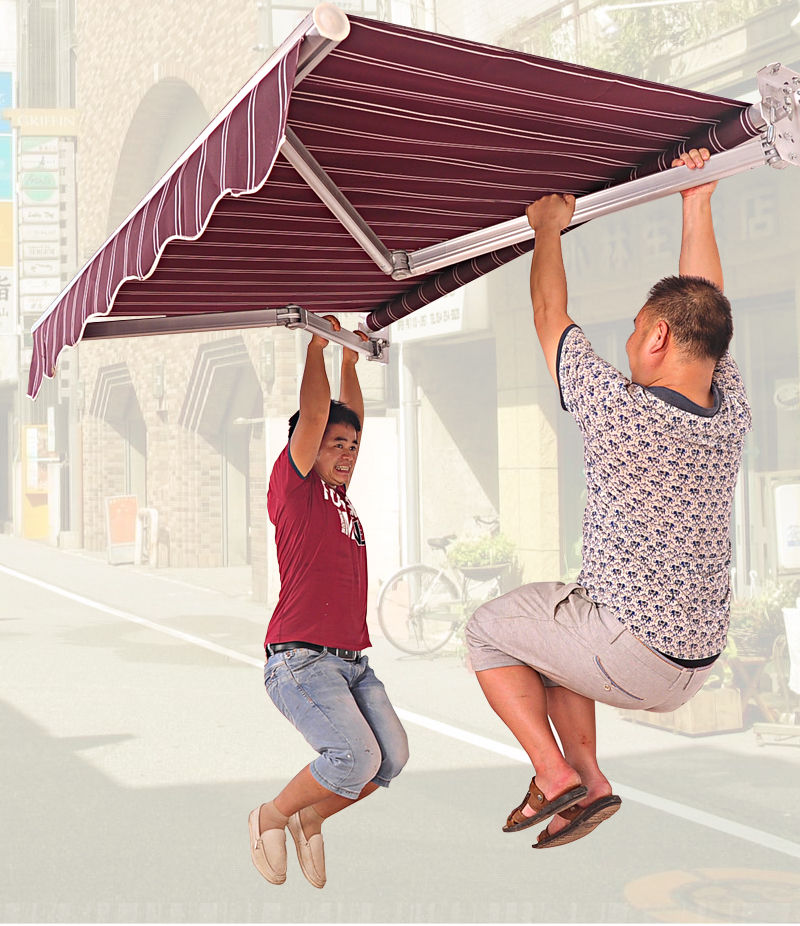 雨棚遮阳棚折叠伸缩雨棚手摇阳台遮阳伞雨棚摆摊停车棚遮雨棚屋檐遮