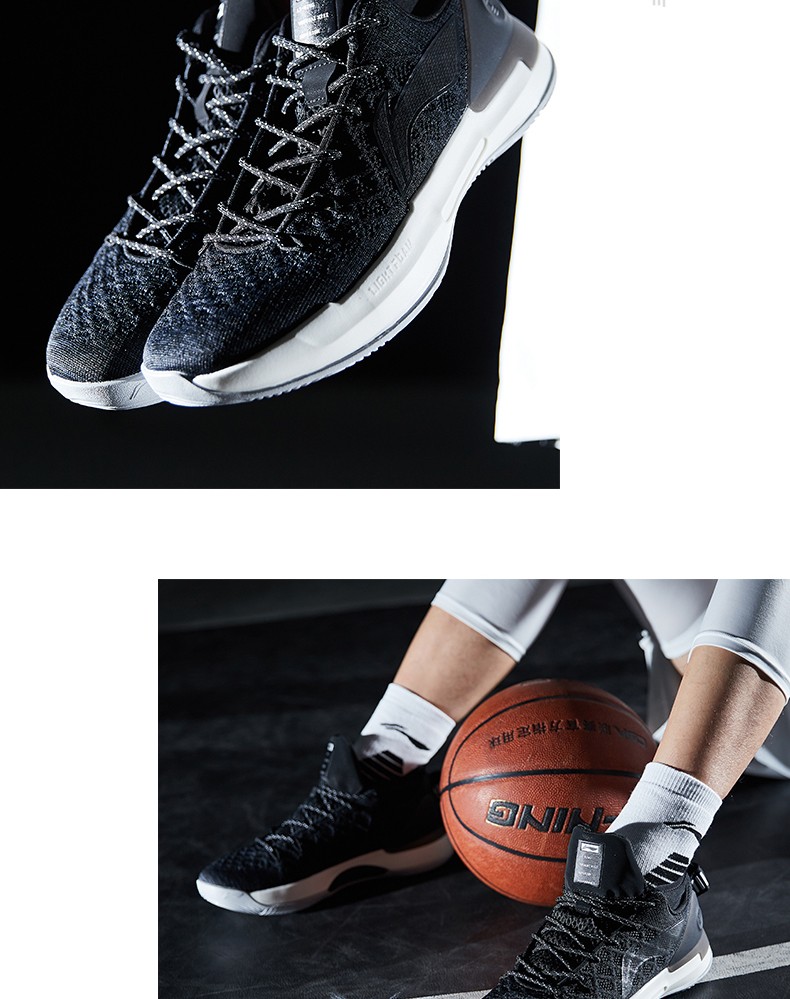 【cba赛场同款】李宁篮球鞋男经典款 驭帅13 low回弹减震透气防滑包裹