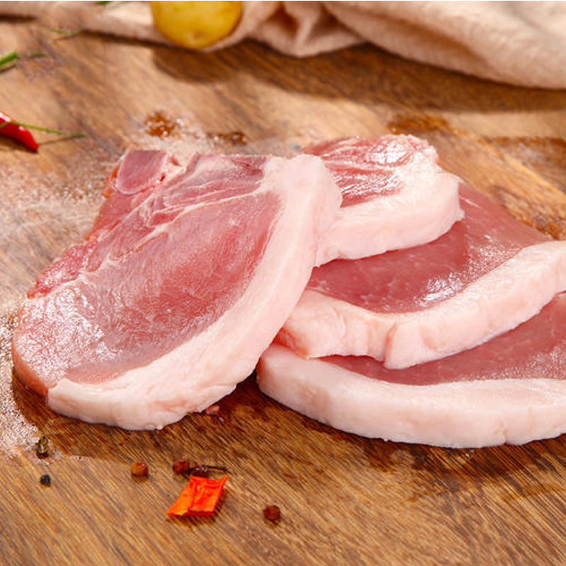顺丰新鲜冷冻猪大排片猪排猪里脊肉带骨大排猪排肉2斤装
