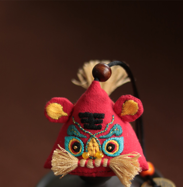 车载香包香囊刺绣香囊diy材料包老虎年车载自制随身平安符礼物端午节