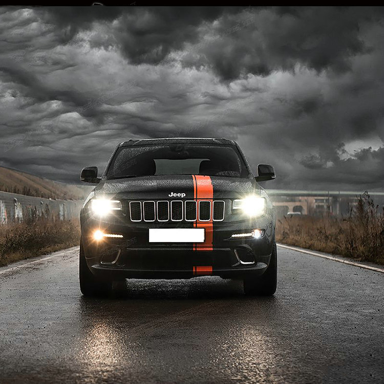 适用于jeep车贴拉花大切诺基贴纸自由光指南者个性改装车贴拉花kk材质