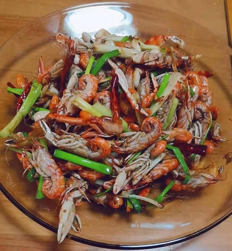 顺丰新鲜花腰嘎巴虾狗虾夹板虾花豹虾真正海虾四斤花腰夹板虾