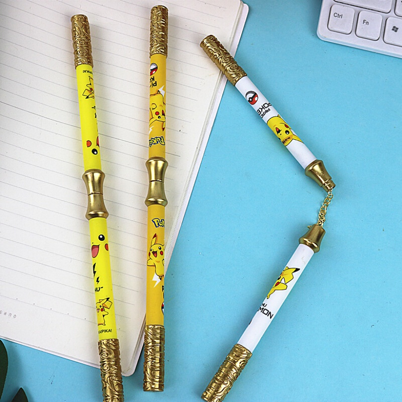 双节棍金箍棒笔创意中性笔金箍棒可变双截棍水性笔双头书写玩具笔个性