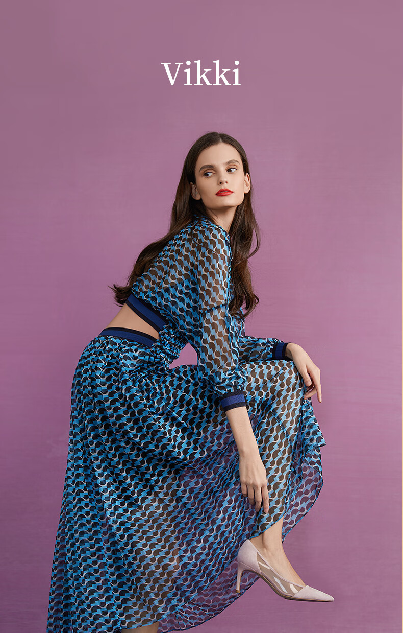 73hours女鞋流金岁月同款vikki夏季新款尖头细跟气质高跟鞋女黑色35