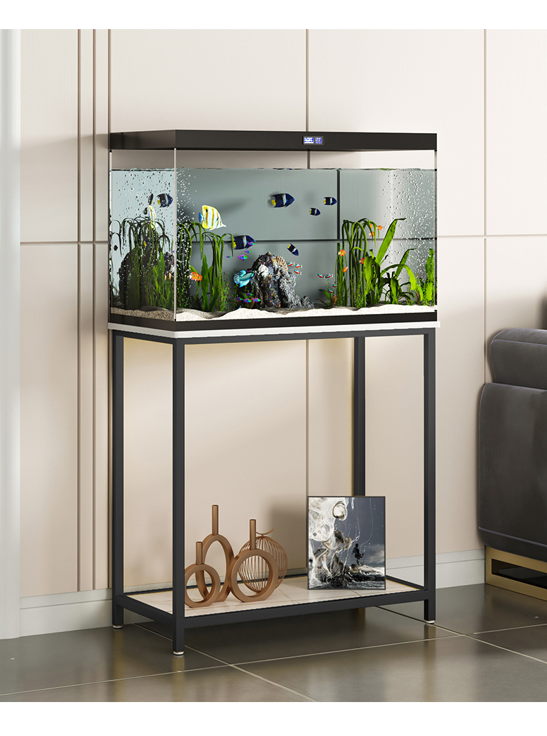 sivir 鱼缸架子底座家用鱼缸架子简易龟缸置物架靠墙水族箱定做铁艺