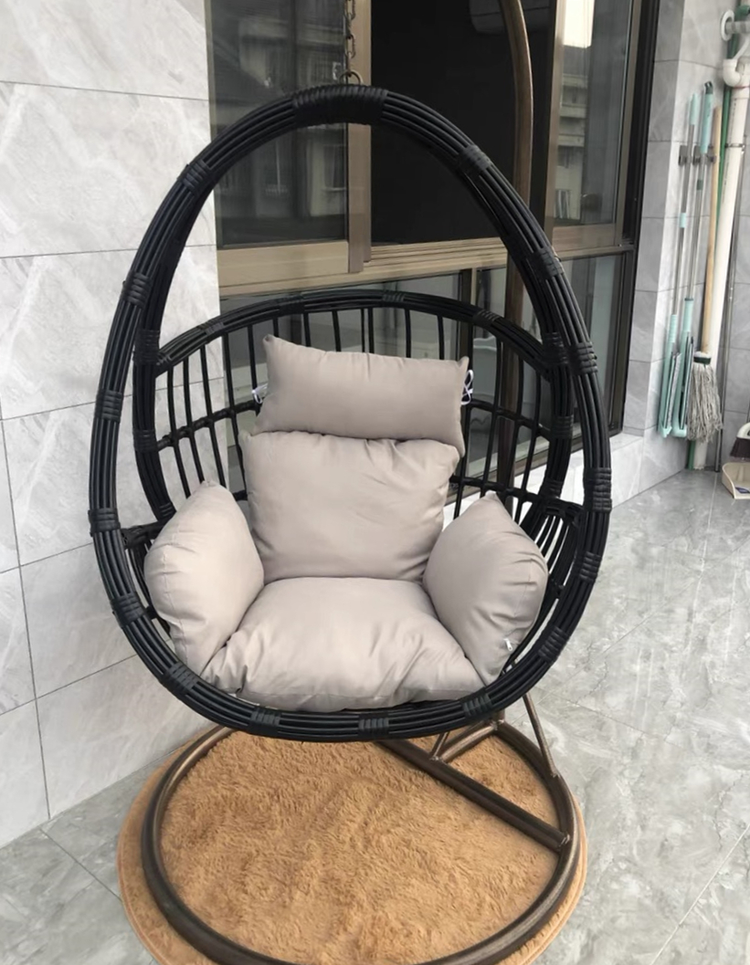 阳台吊篮藤椅秋千家用鸟巢吊床懒人庭院桌椅摇篮吊椅室内悠闲家具