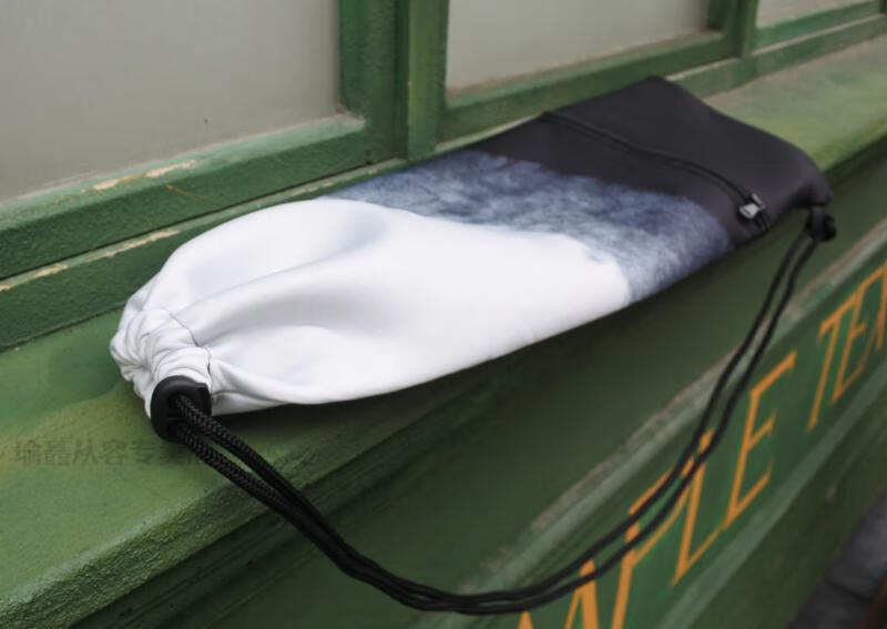 羽毛球拍袋羽毛球包手提羽毛球袋子复古时尚涂鸦绒布羽毛球袋拍袋布袋