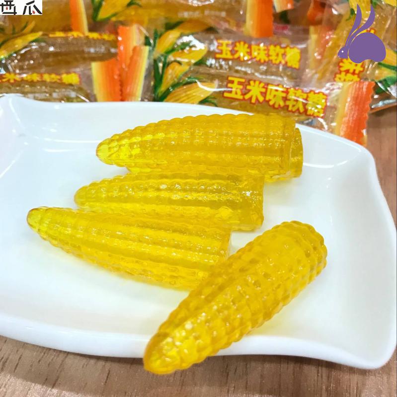 玉米糖软糖 情趣 调情透明水晶款加长款情侣零食品会所按摩毒龙 10斤