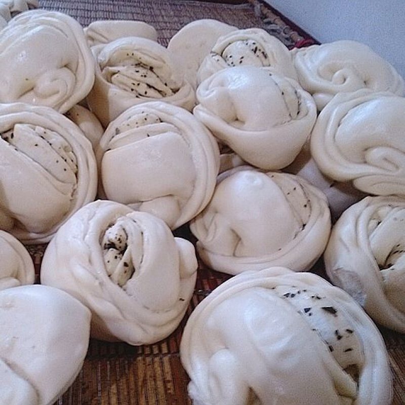 陕西馄饨馍馒头大荔手工蒸馍早餐面食特产烧饼花卷老酵子油杠子 1袋