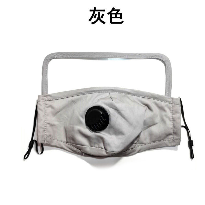 厨师专用防油烟口罩厨房防油烟面罩女护全脸呼吸阀口罩骑行护眼防风防