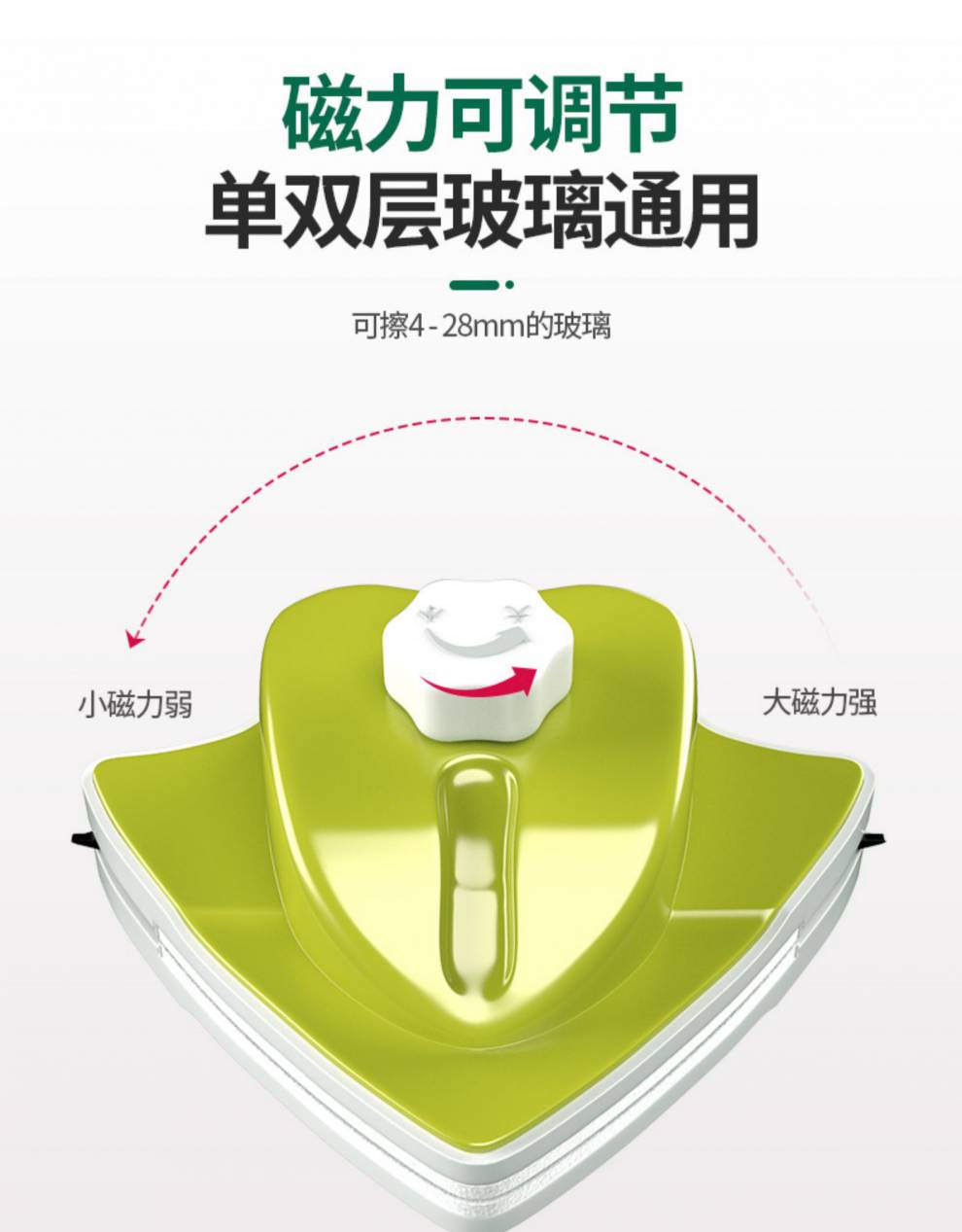 洁仕宝擦玻璃神器家用擦窗户玻璃工具双面擦高楼双层三层玻璃高层06至