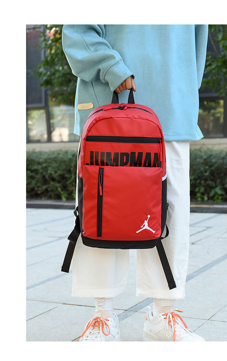 2022新款airjordan乔丹书包高颜值森系帅气aj包潮流美式耐用护脊外出