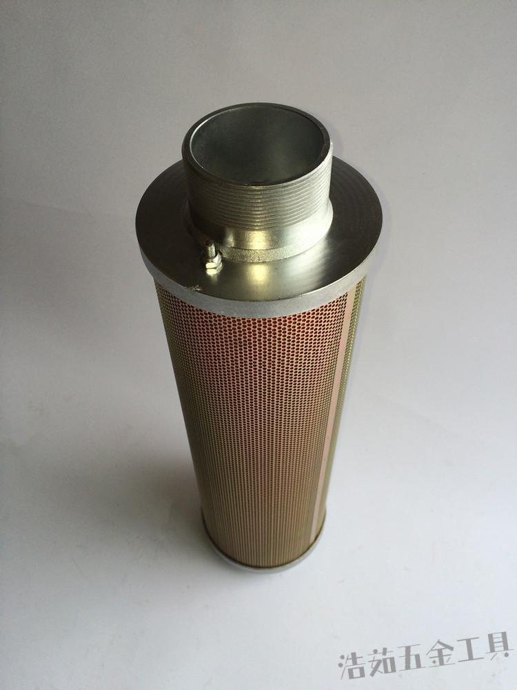 定制25寸接口干燥机消音器xy25隔膜泵dn65消声器空气排气降噪xy25