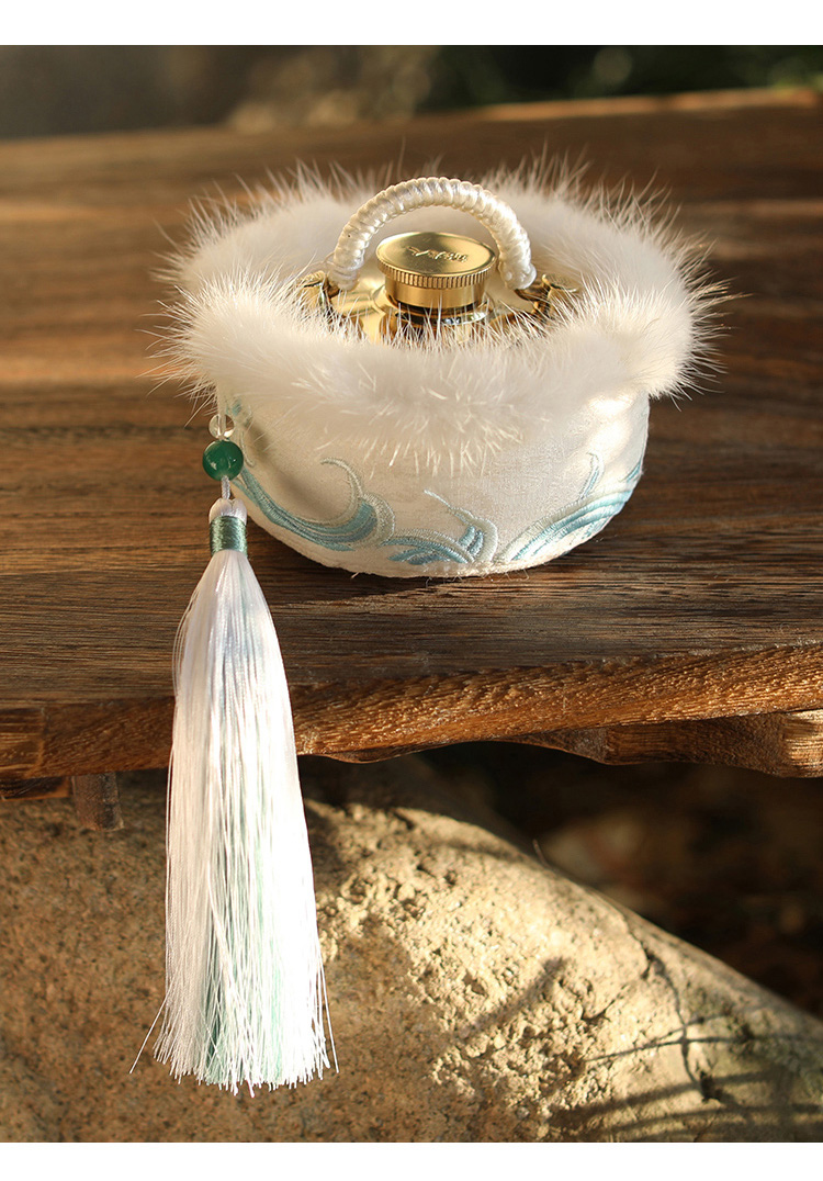 汤婆子铜热水袋注水暖手宝烫水捂子古风铜暖壶老式汤婆婆特厚九尾狐