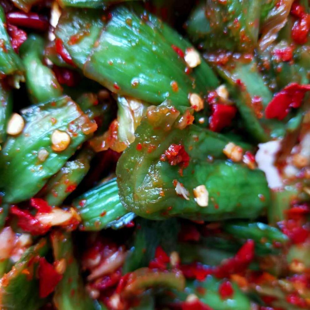 正宗抚州临川菜梗 新鲜菜梗芥菜泡菜江西特产农家自制 咸辣味 1000克