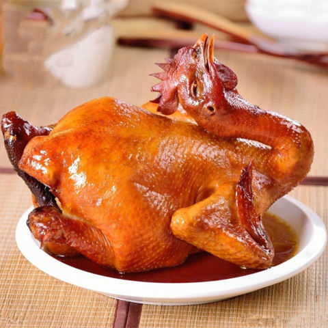 东北烧鸡正阳楼特产熏酱全鸡750g土笨鸡三黄鸡熏制骨里香烧鸡 750g*2