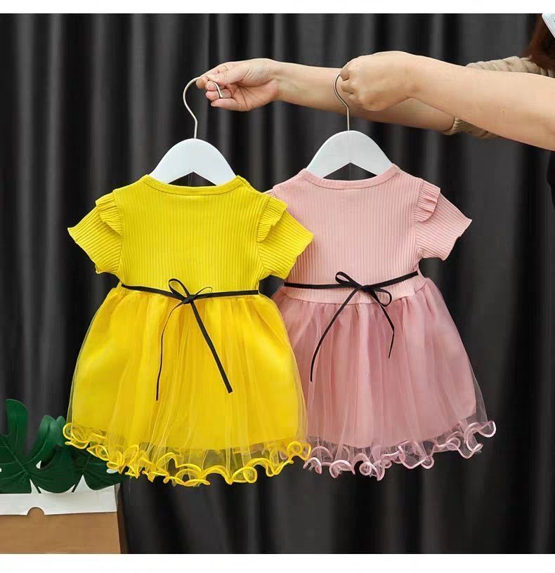 儿童裙子夏季幼儿衣服洋气女婴儿公主裙小可爱岁女童连衣裙潮雏菊纱裙