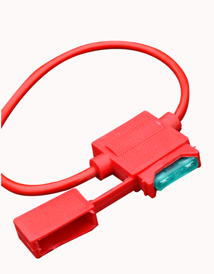 电动车电瓶保险丝保险片保险管摩托车插片式保险丝保护电流保险盒 30a