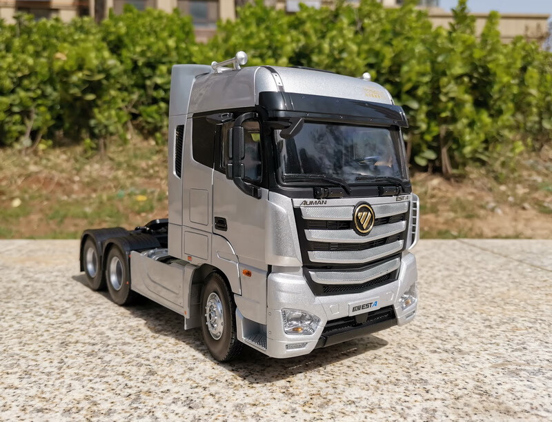 福田原厂1:24 欧曼st-a牵引车 拖头 金标st gtl牵引车卡车模型 欧曼金