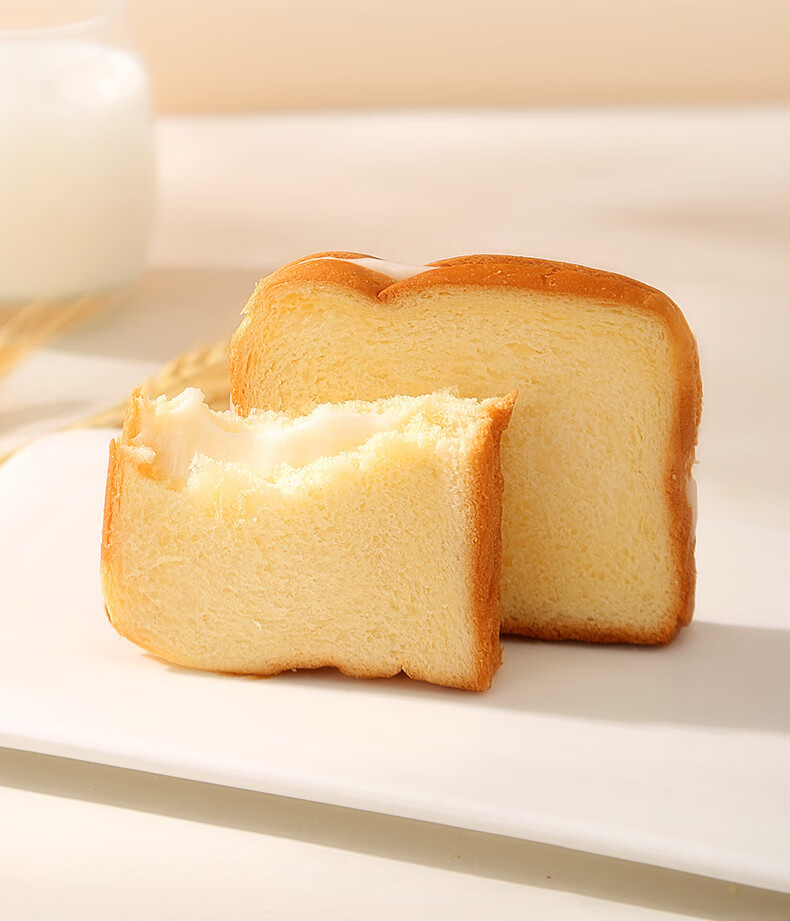 夹心吐司小面包整箱乳酸菌馅口袋早餐速食懒人夜宵充饥500g乳酸菌味