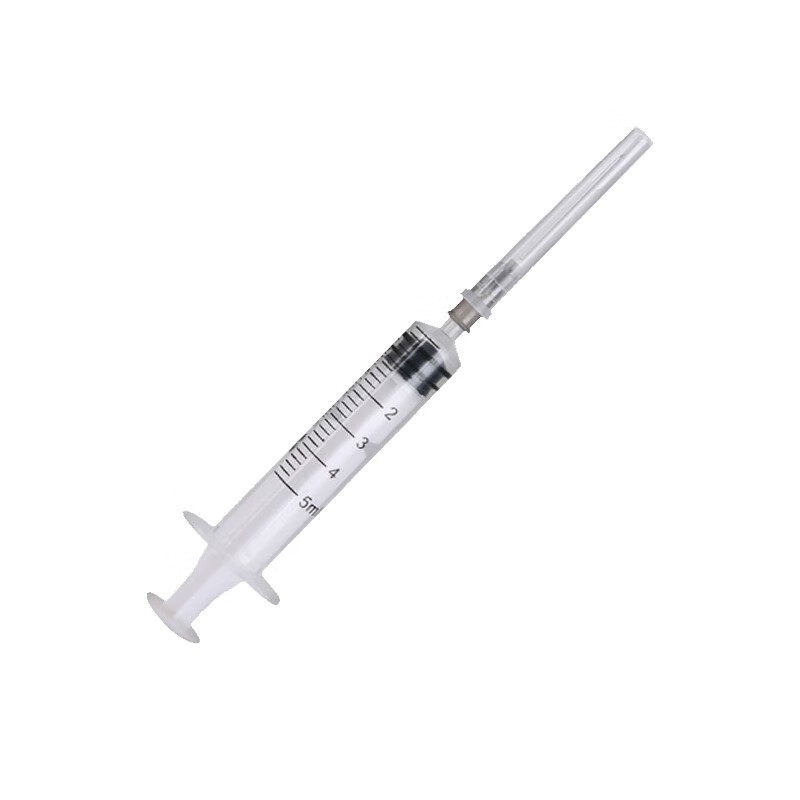 一次性使用无菌注射器/凯乐5ml/支7号带针上海凯乐输液器博爱一家亲大