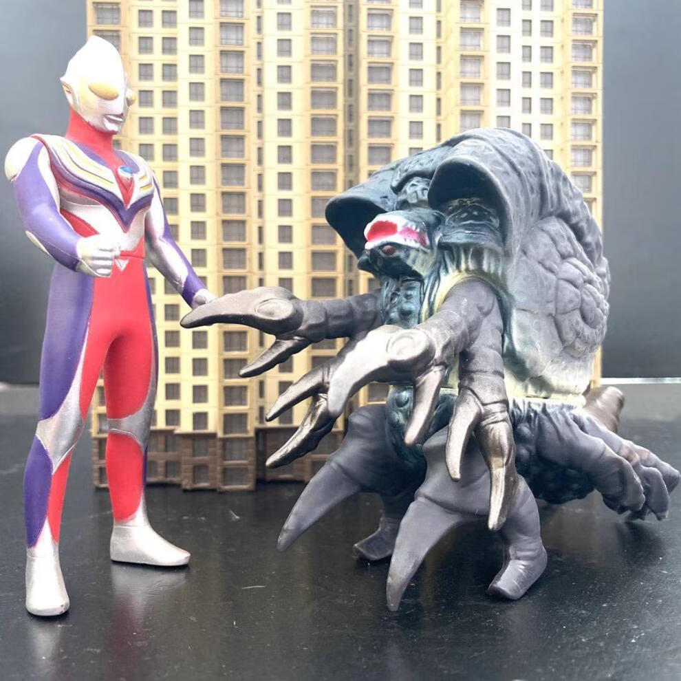 加坦杰厄黑暗支配者软胶迪迦奥特曼极boss玩具人偶模型玩偶加坦杰厄