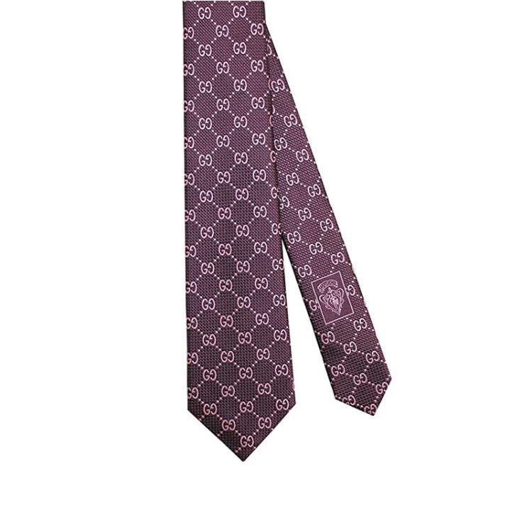 gucci/古驰 领带/领结/领带夹领带男士领带 搭配职场西装 桑蚕丝 蓝色