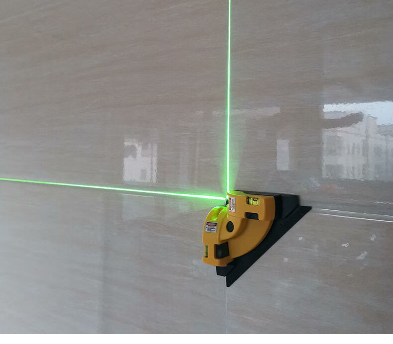 强光蓝光直角水平仪激光90度角水平尺家装贴瓷砖打线工具绿光强光地线