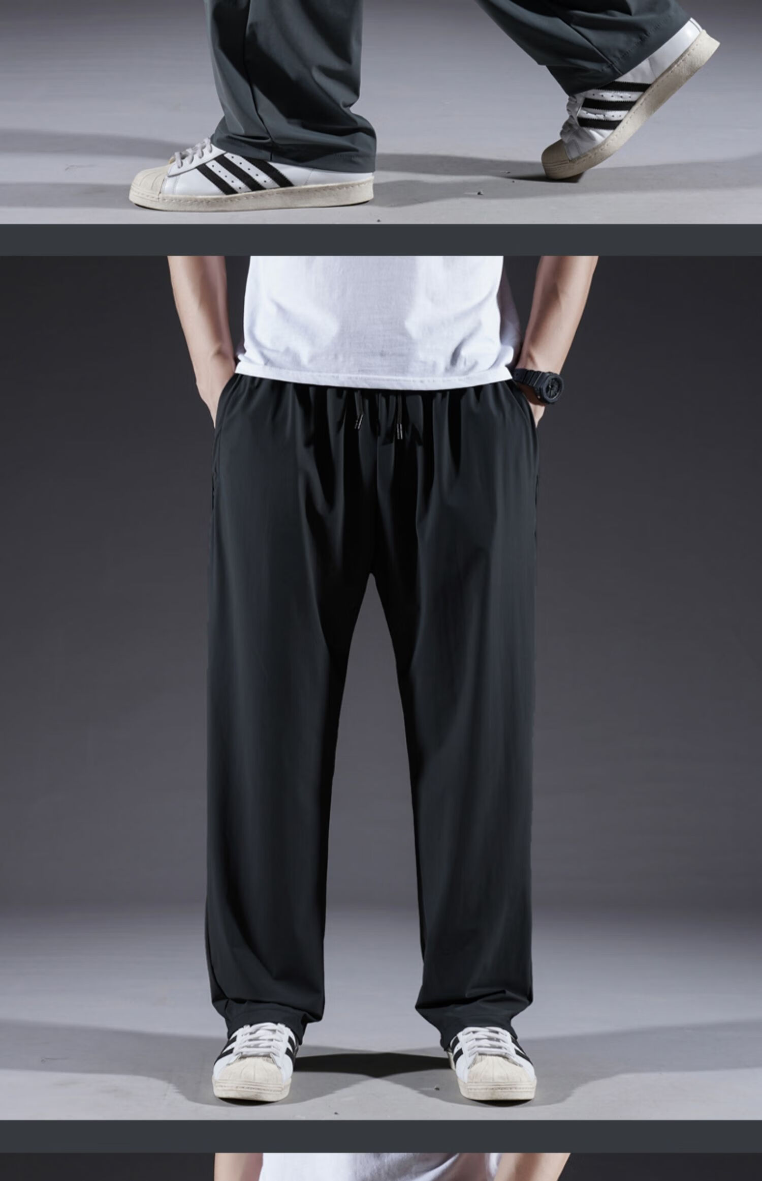 裤运动裤登山裤男长裤加肥加大码春秋季新款秋胖子肥佬特大码休闲卫裤